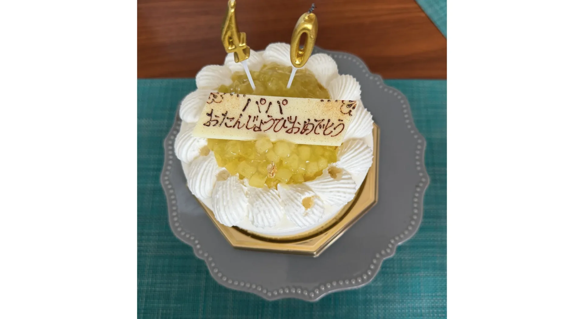 誕生日ケーキ